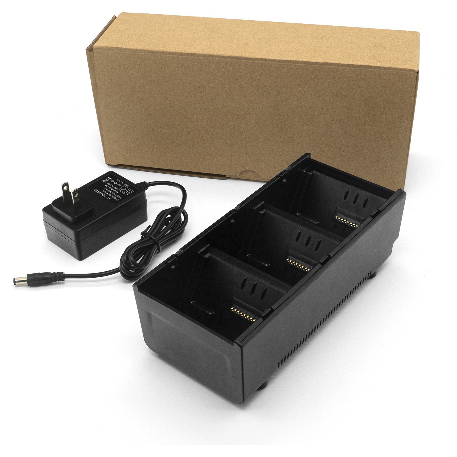 3-Slot Battery Charger Cradle for Zebra ZQ610 ZQ620 QLN220 QLN320 QLN420