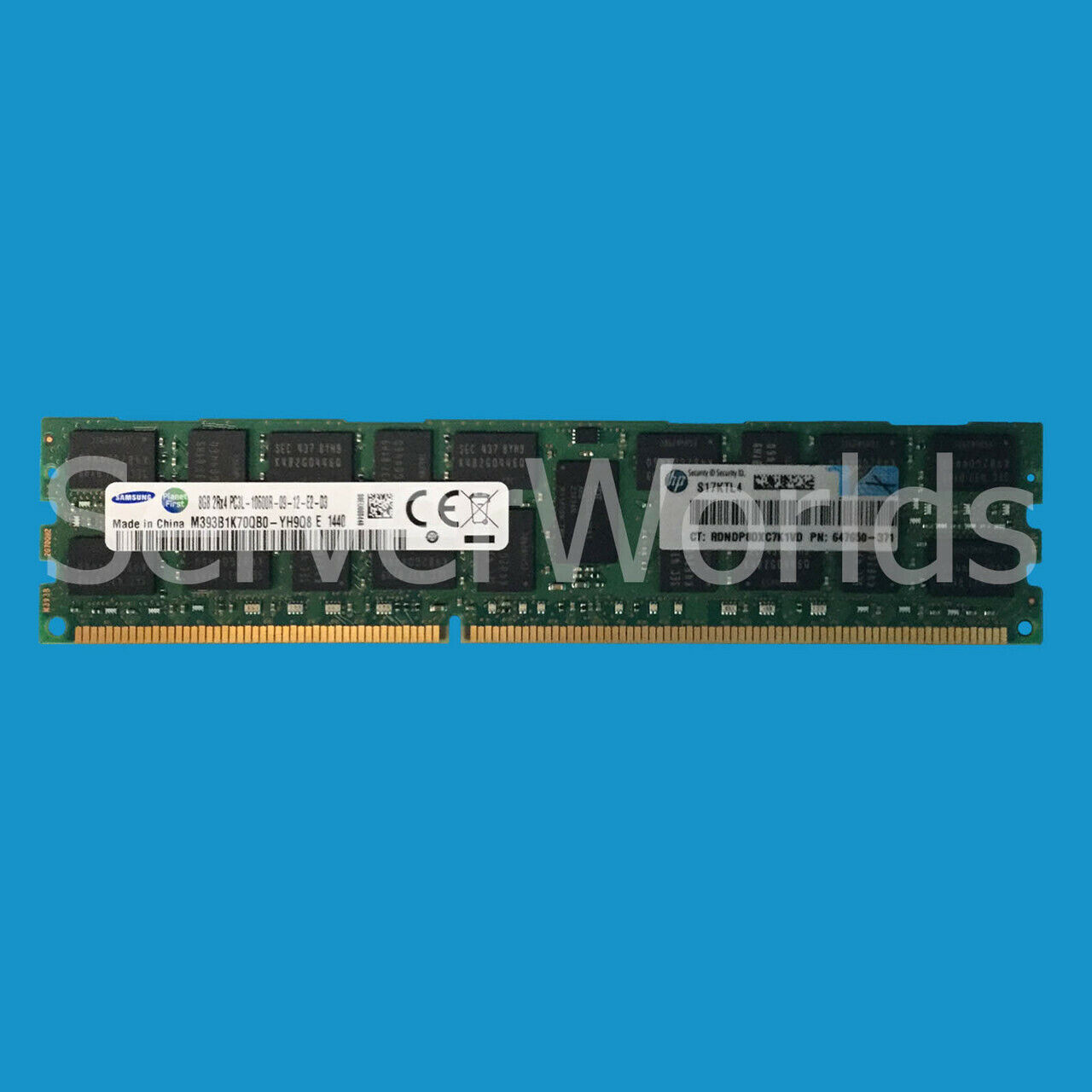 HP 647650-371 8GB Dual Rank 2Rx4 PC3L 10600R module 739927-001