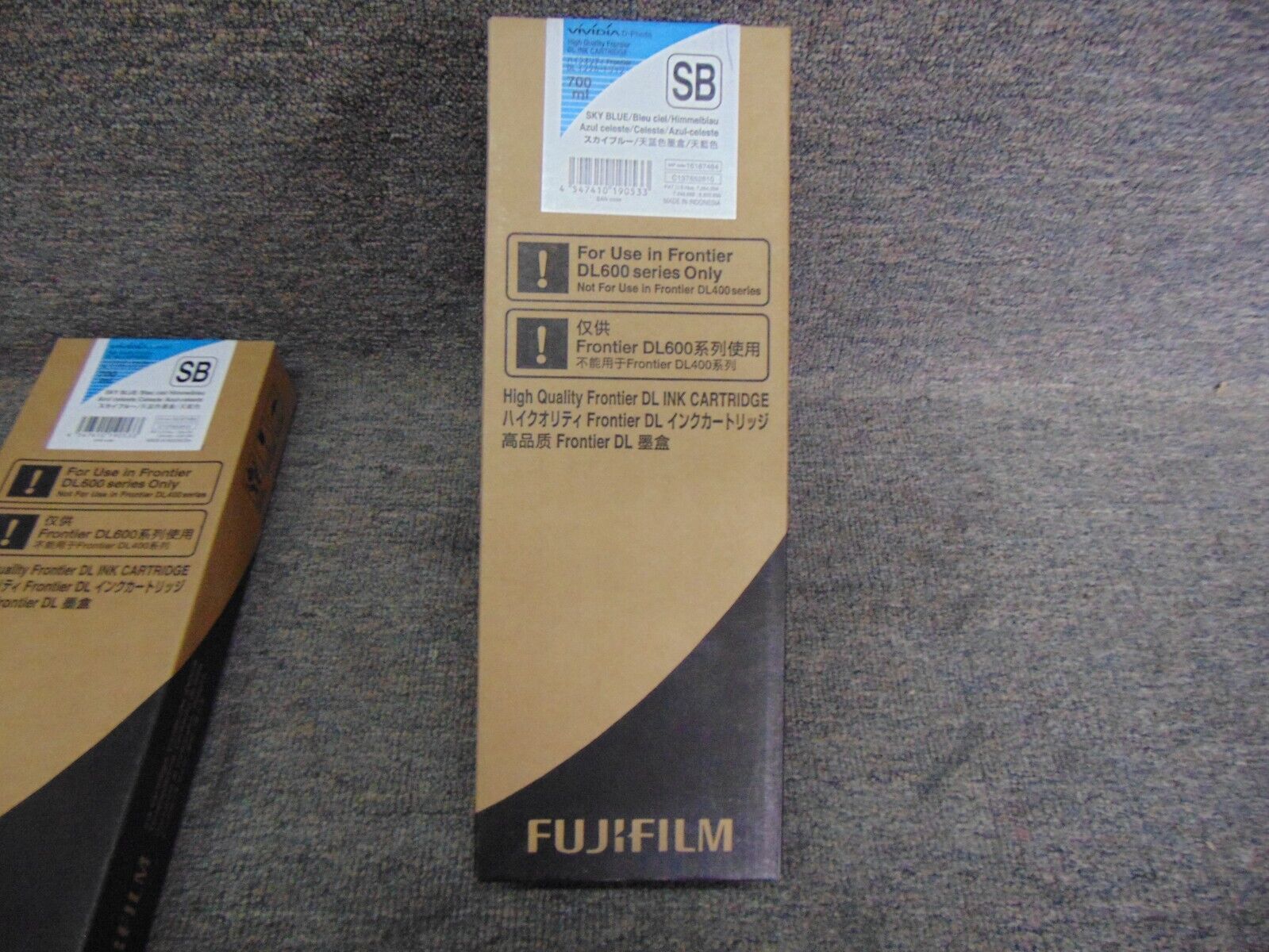 16187484 New Genuine FujiFilm Sky Blue DL Ink Cartridge 700ml for DL650 09/2024