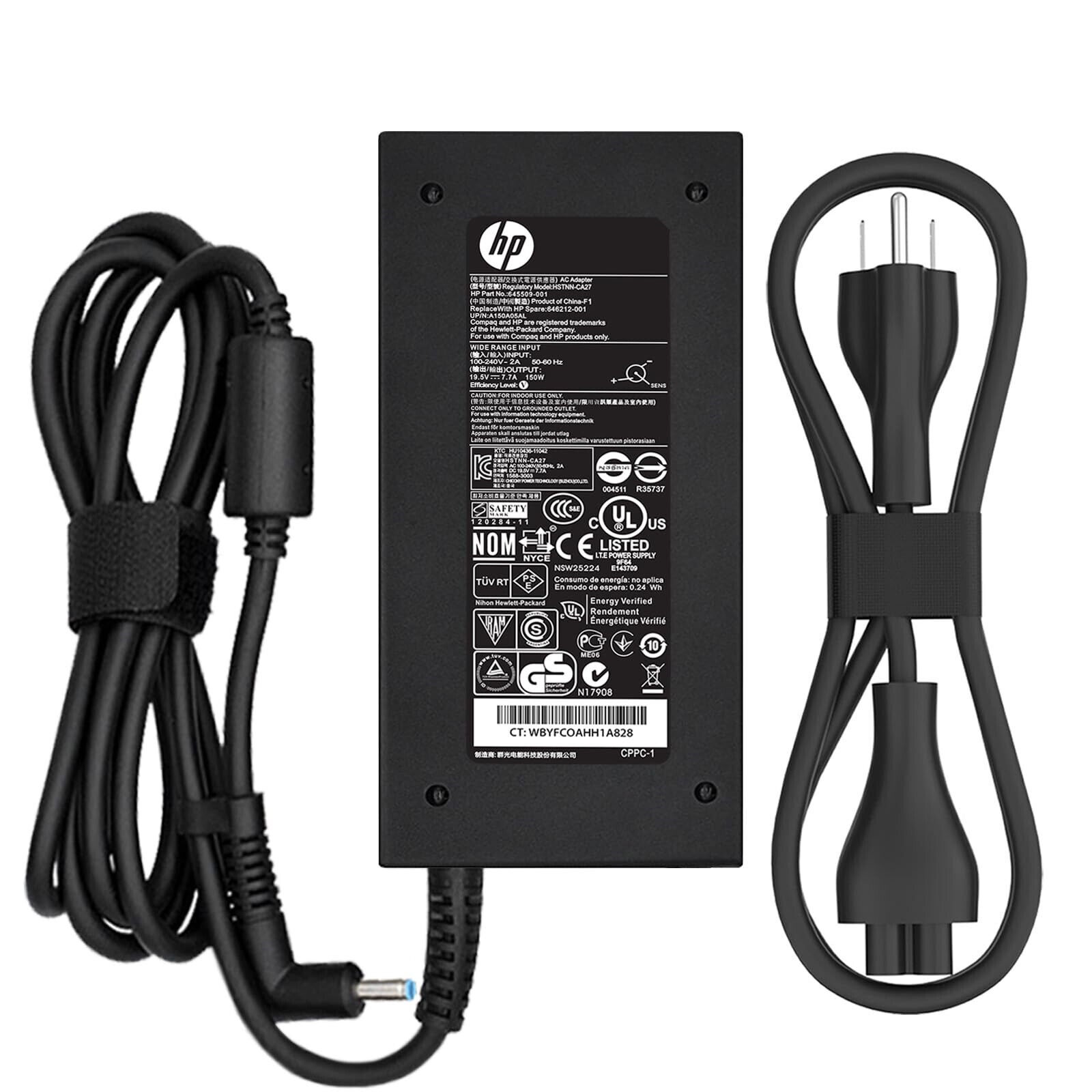 Genuine 150W Laptop Charger For HP Pavilion Envy ZBook OMEN 15 W2F74AA TPN-CA11
