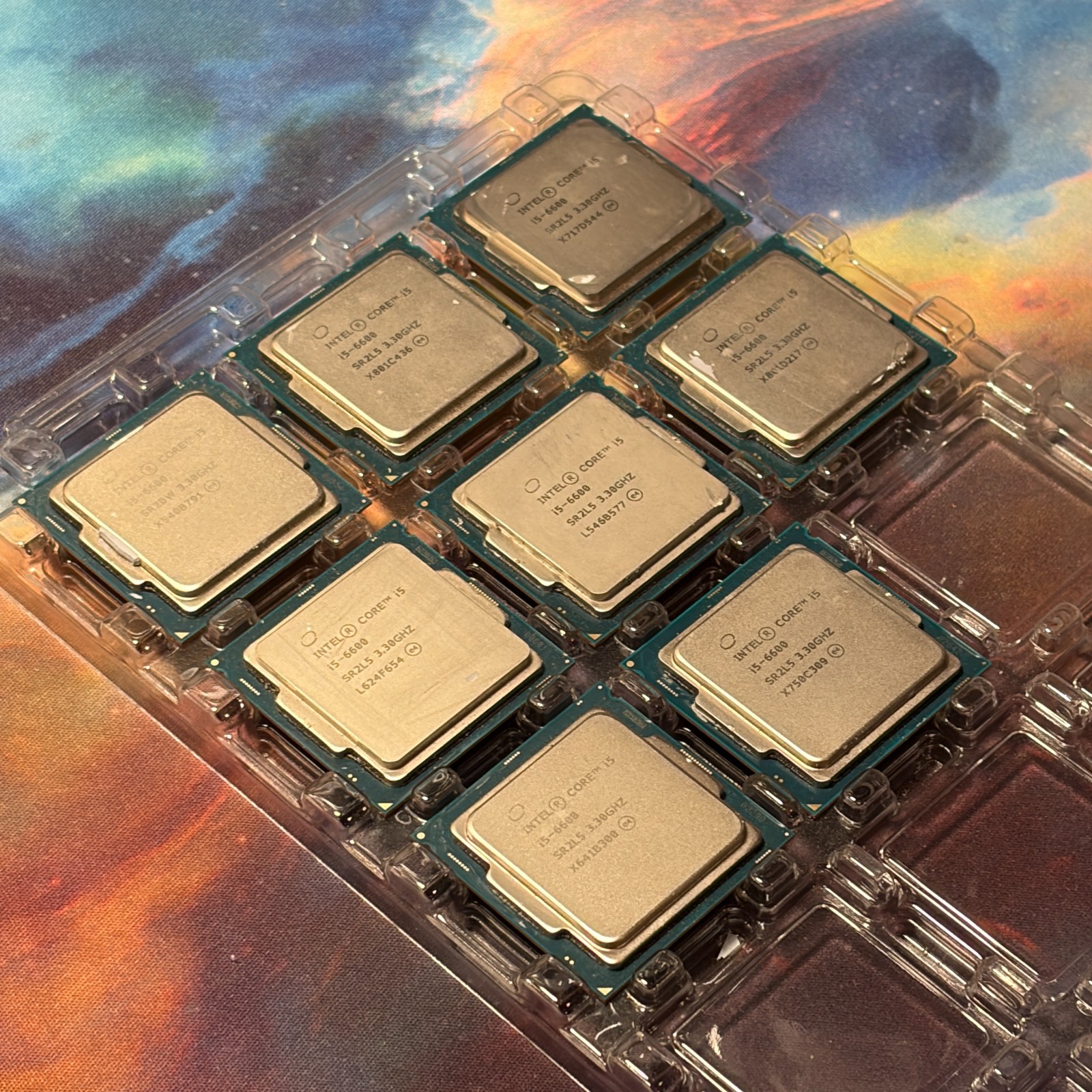 LOT OF 8 Intel Core i5-6600 3.3ghz Desktop CPU • LGA1151 Socket H4 SR2L5