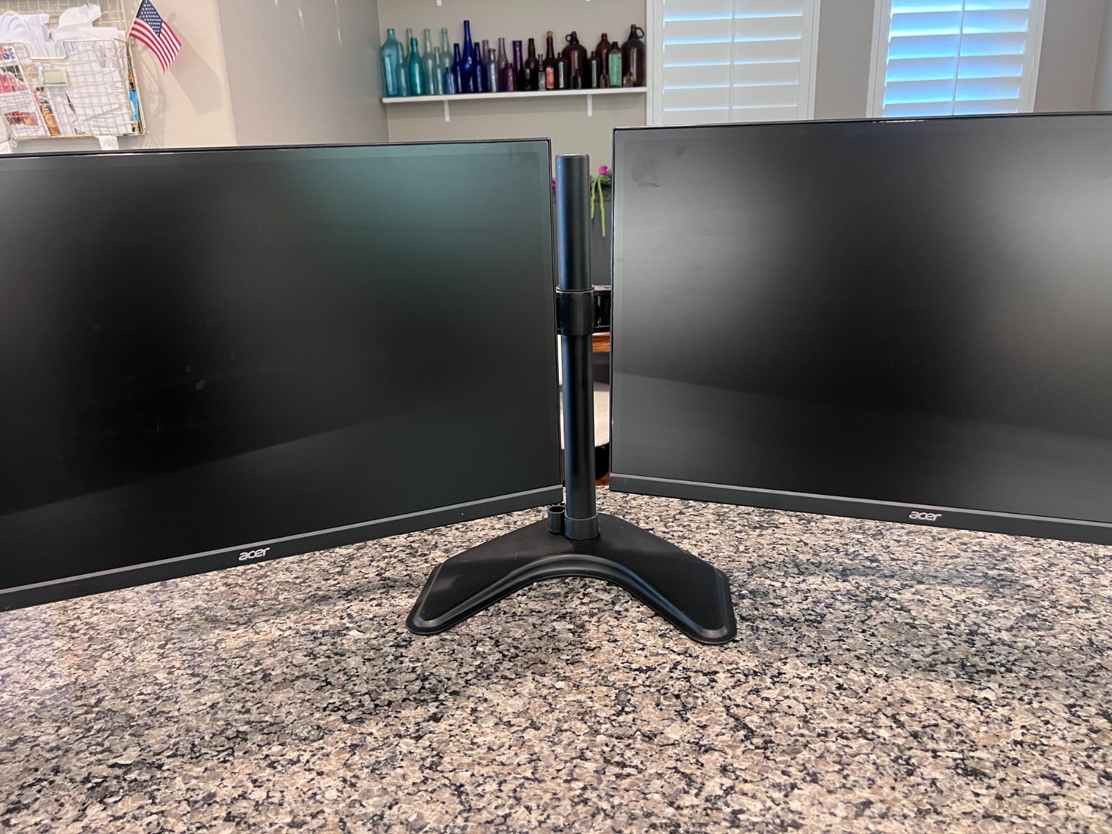 2 Acer KA272bi 27" 75Hz Full HD IPS LED Monitors Gaming Office Work Home School