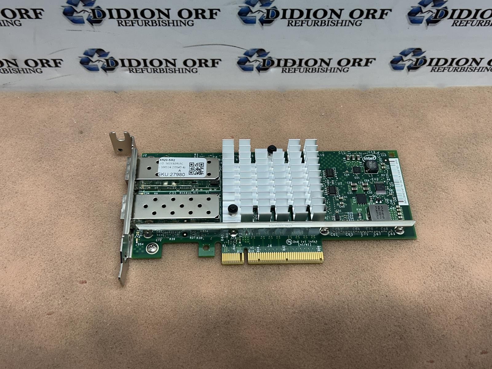 Intel X520-SR2 Dual Port 10 Gig Ethernet SFP+ Controller Grade A SKU 27980