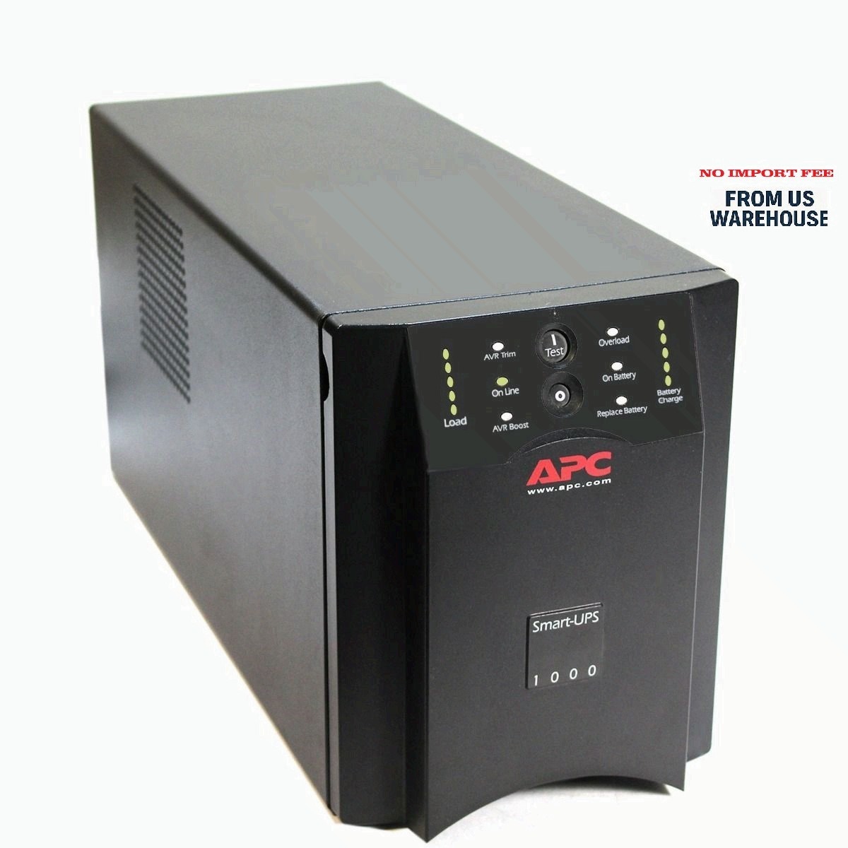 APC Smart-UPS 1000VA 670W USB & Serial Output:(8)5-15R 120V SUA1000 -Refurbished