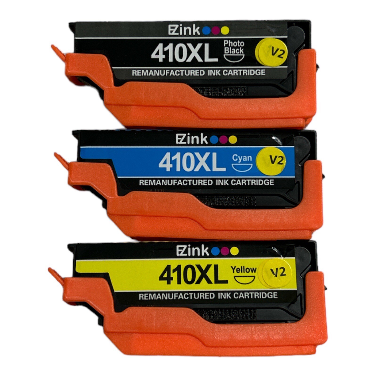 410xl ink cartridges EzInk (3-Pack) Black, Cyan, Yellow New Open Box
