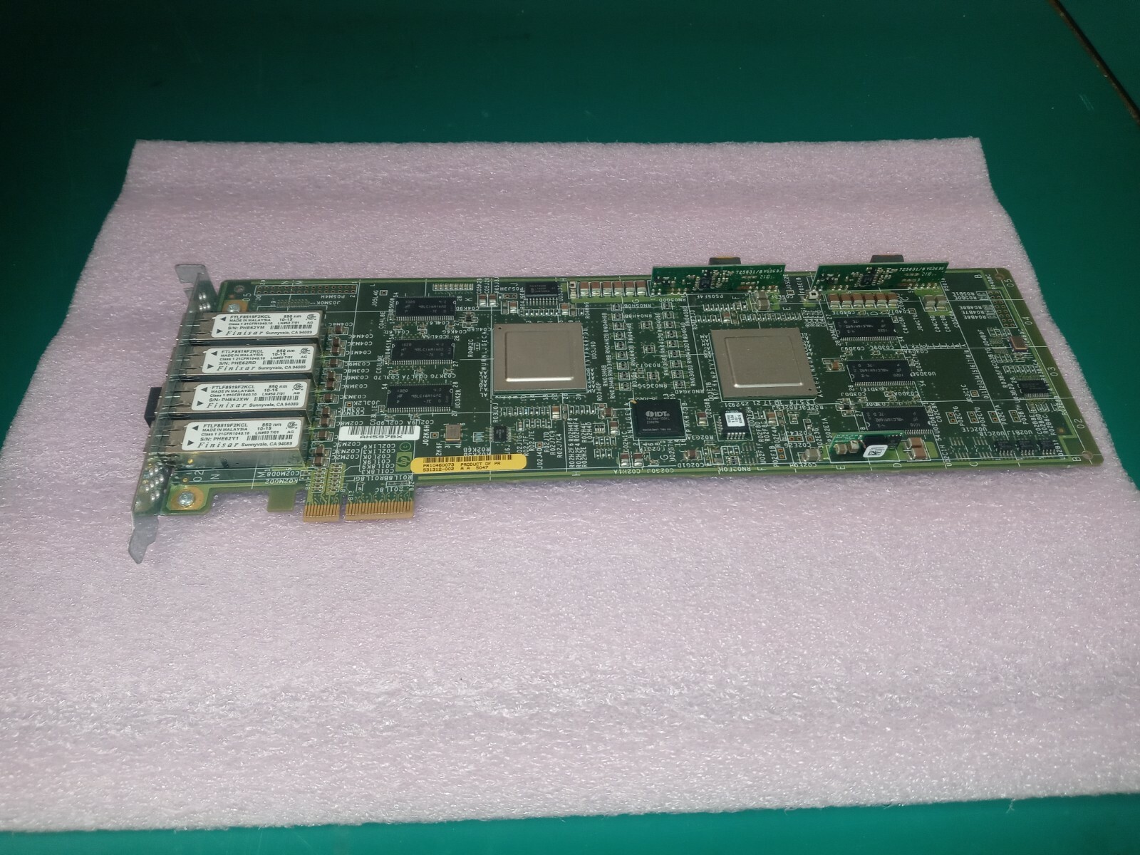 AH597BX HP 4 PORT PCI-E 4GB FIBER CHANNEL HOST BUS ADAPTER MODULE 531312-002