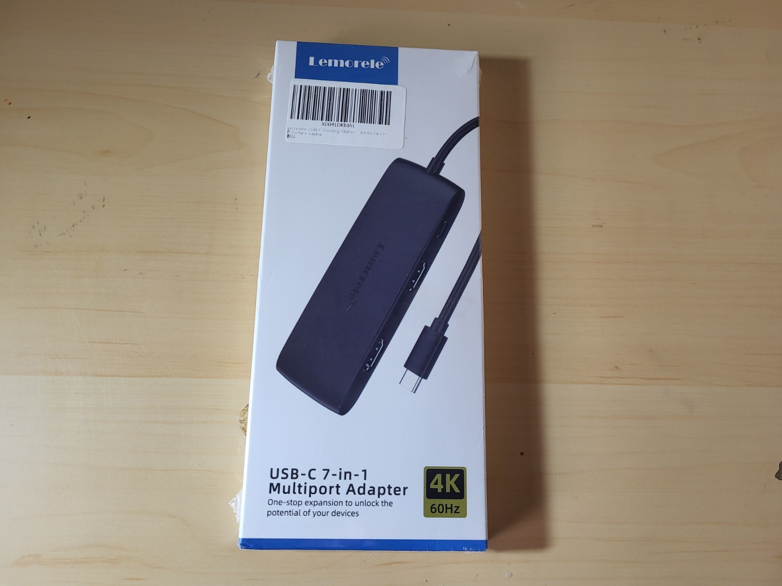 Lemorele model TC510 USB-C 7in1 multiport adapter-New in box 