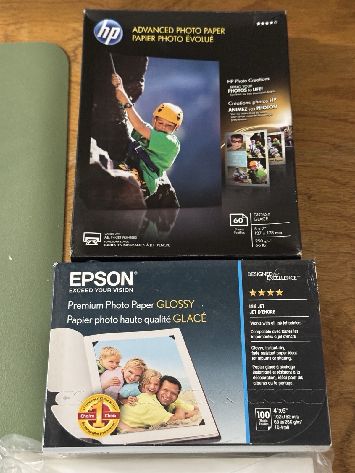 Epson Premium 5x7 Glossy HP Advanced Photo Paper Photographic