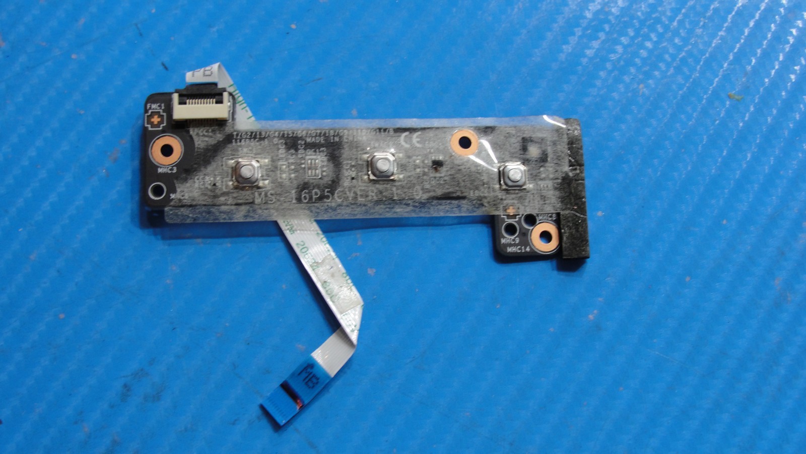 MSI GP63 Leopard 15.6” 8RE-077US OEM Laptop Power Button Board w/Cable MS-16P5C