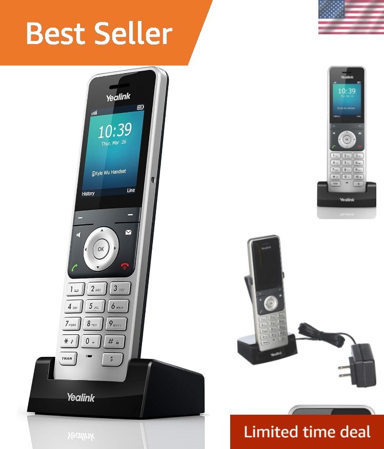 W56H Wireless DECT Handset: Ideal for Teams with Enhanced HD Audio Performance