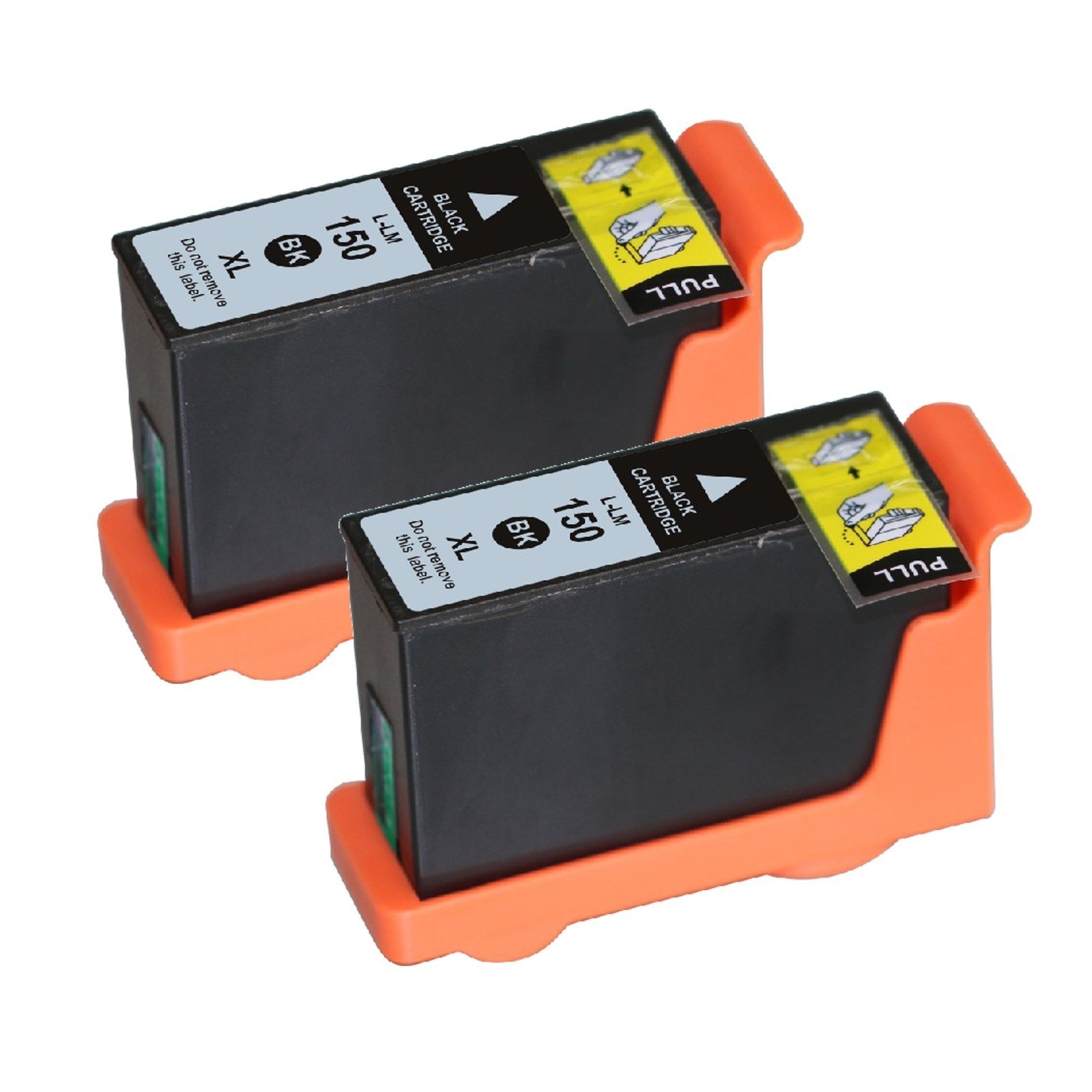 2  Pack 150XL Black Ink Cartridge Fits Lexmark Pro715 Pro915