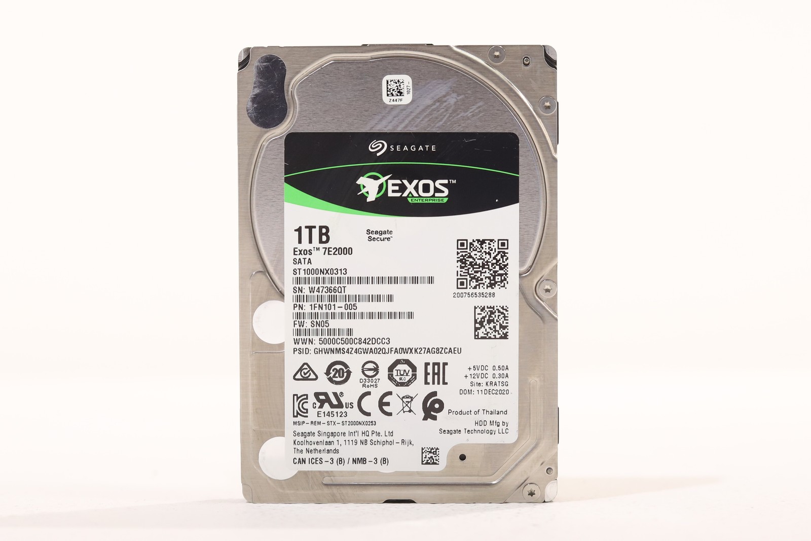 Seagate ST1000NX0313 1TB 2.5" 6Gb/s 128MB 7.2K RPM SATA III HDD P/N: 1FN101-005