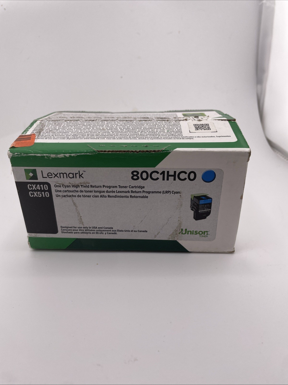 Gen Lexmark 801 80C1XC0 Cyan Hi yield  Print Ink Cartridge SEALED