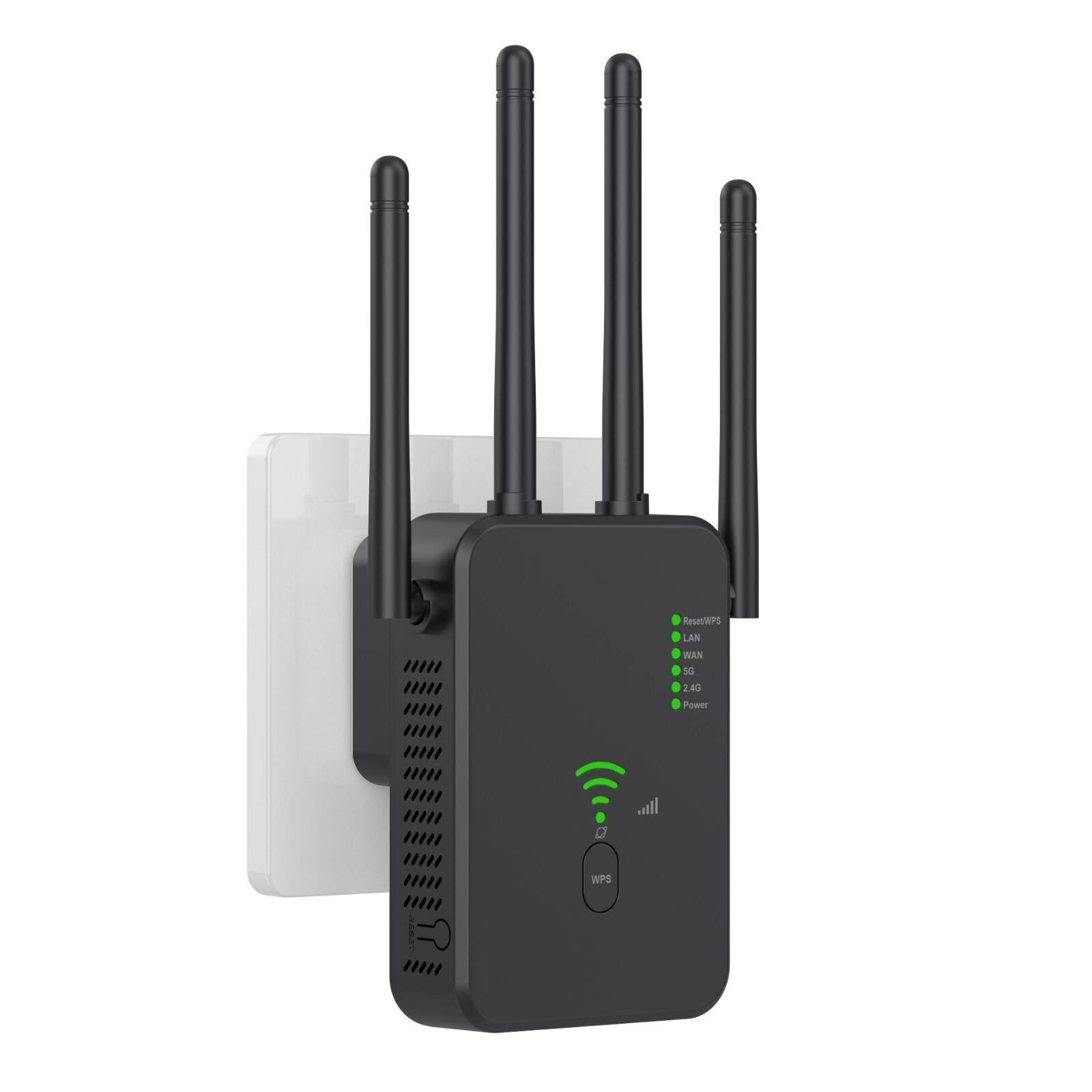 1200Mbps WiFi Extender Dual Band 2.4/5G Signal Booster Range Repeater 360 Cover