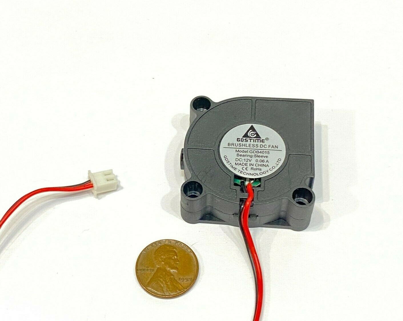12V Brushless 4015 Cooling Fan Blower 2pin Silent 40mm 3D Printer Computer E33