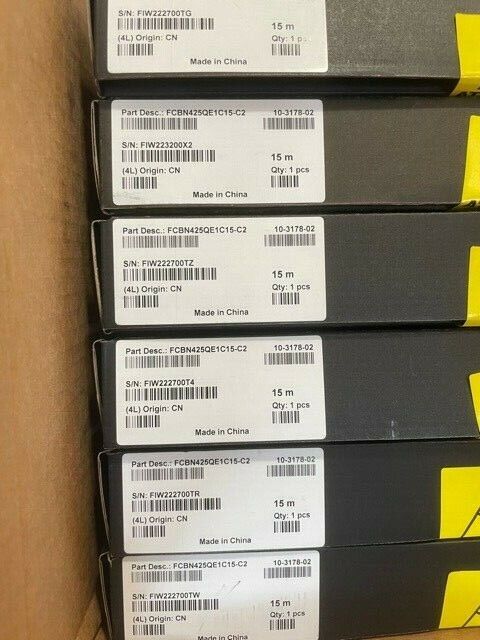 NEW Cisco QSFP-100G-AOC3M Sealed Genuine QSFP28 Active Optical Cable - 3 Meter