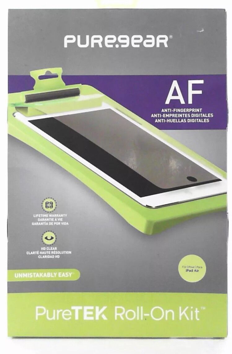 Brand New Original PureGear PureTek Roll-On Screen Protector for Apple iPad Air