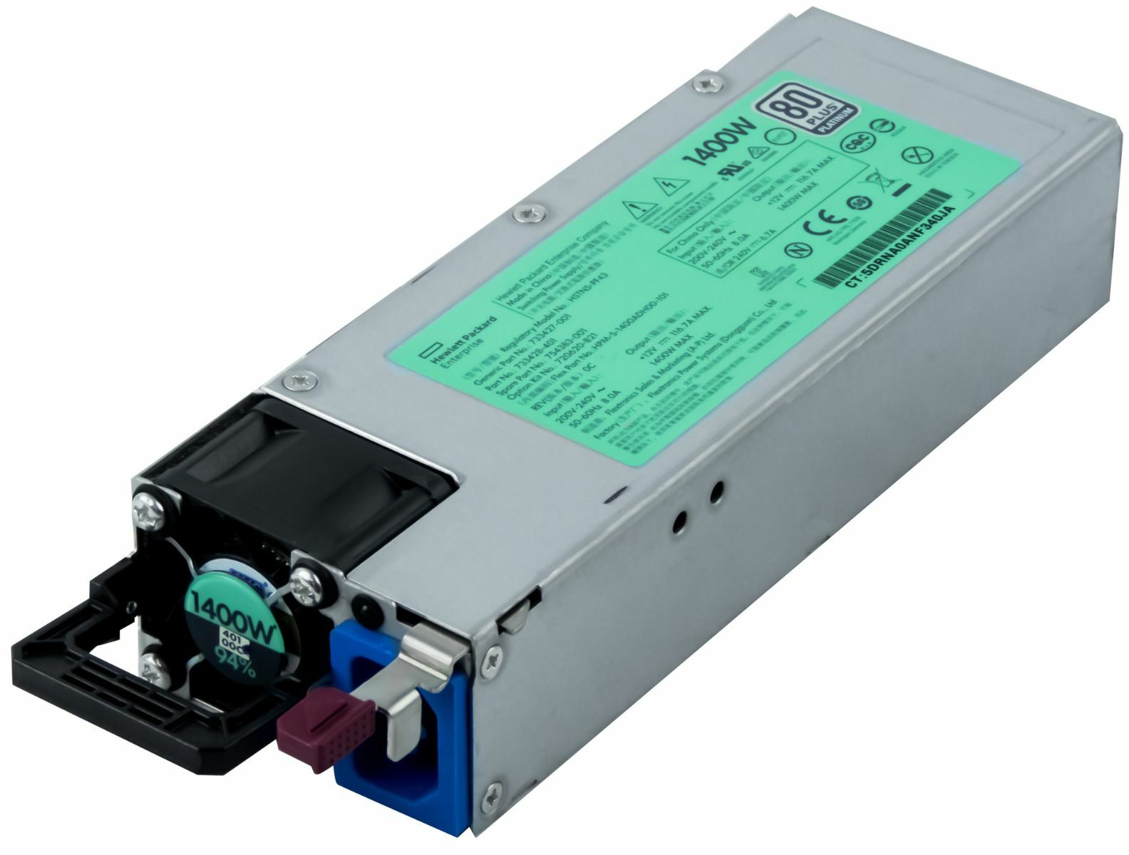 POWER SUPPLIES HP 754383-001 1400WATT 733428-401 HSTNS-PF43 DL360 DL380 ML350 GEN9