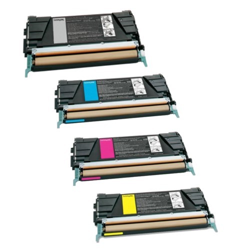 4Pk MSE Clover Compatible Toner For Lexmark C734 C736 X734