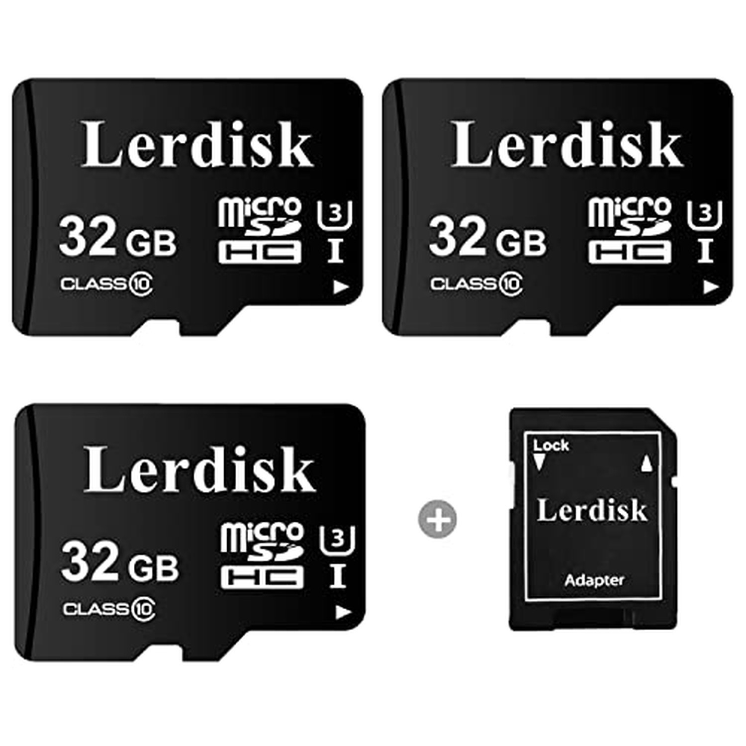 Factory Wholesale Micro SD Card 32GB U3 Pack of 3 MicroSDHC with Adapter Prod...
