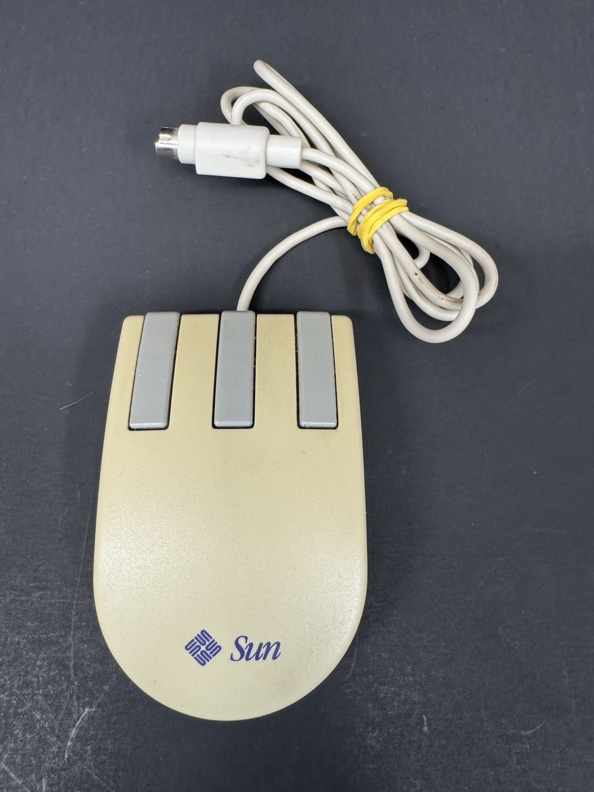 Vintage Sun Microsystems Compact 1 3-Button Optical Mouse Tested Working