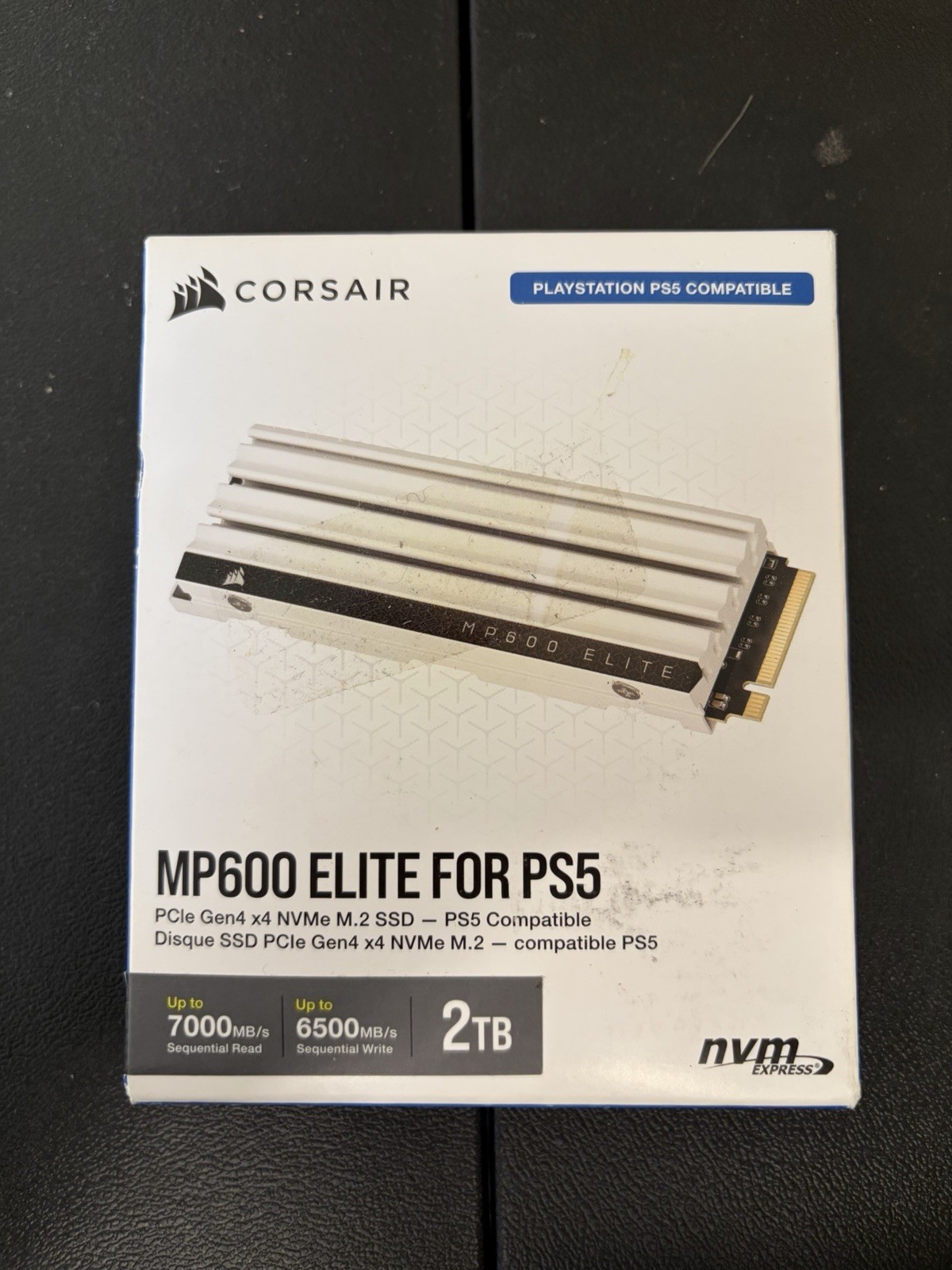 (NEW) Corsair MP600 Elite 2TB M.2 PCIe Gen4 NVMe SSD - CSSD-F2000GBMP600ECS