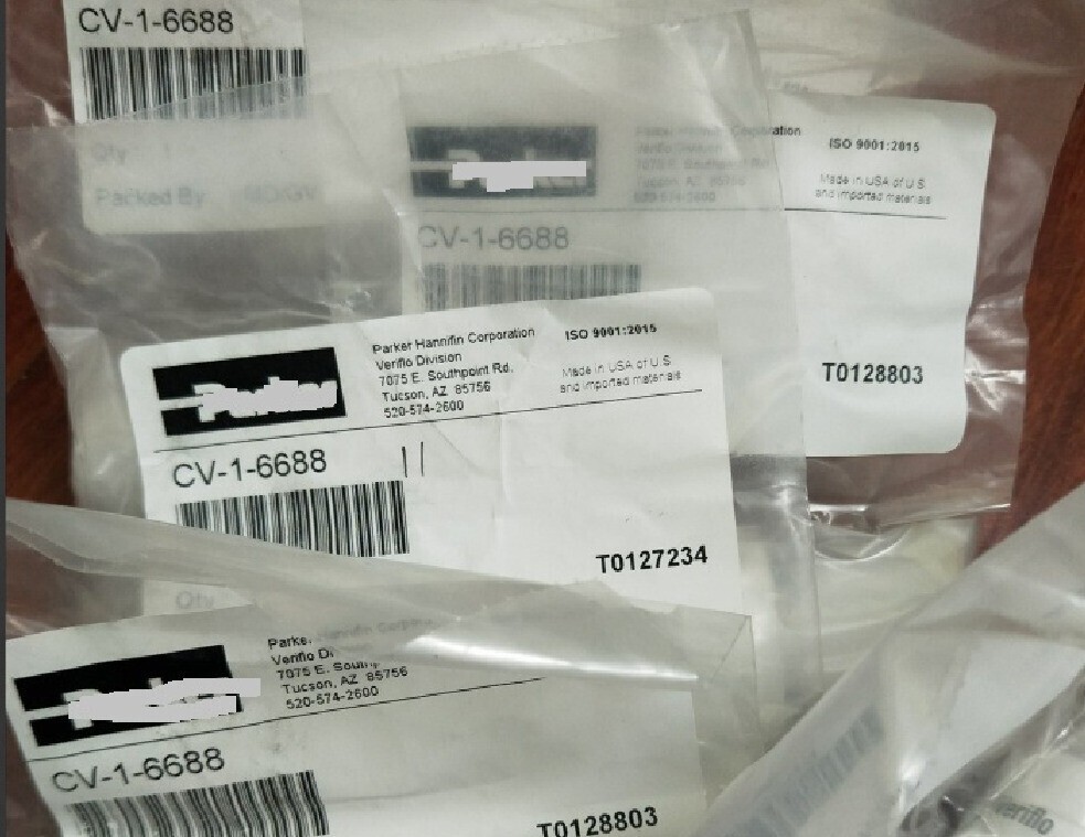 1PC NEW Parker Check valve CV-1-6688 CV-1-6688