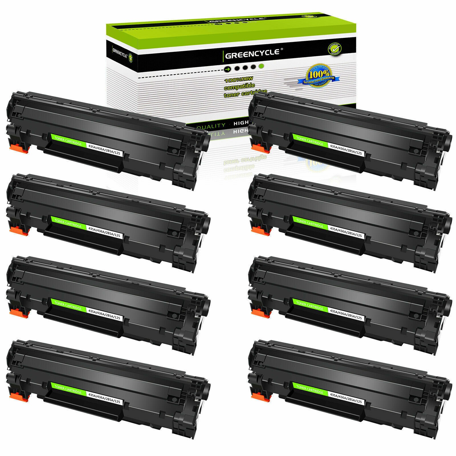 8PK Black CE285A 85A Toner Cartridge for HP LaserJet Pro M1136 P1102W P1102 INK