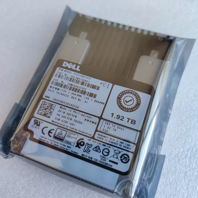 PX05SRB192Y SDFAM81DAB01 DELL 1.92TB SAS 2.5" 12Gb/s Read Intensive SSD