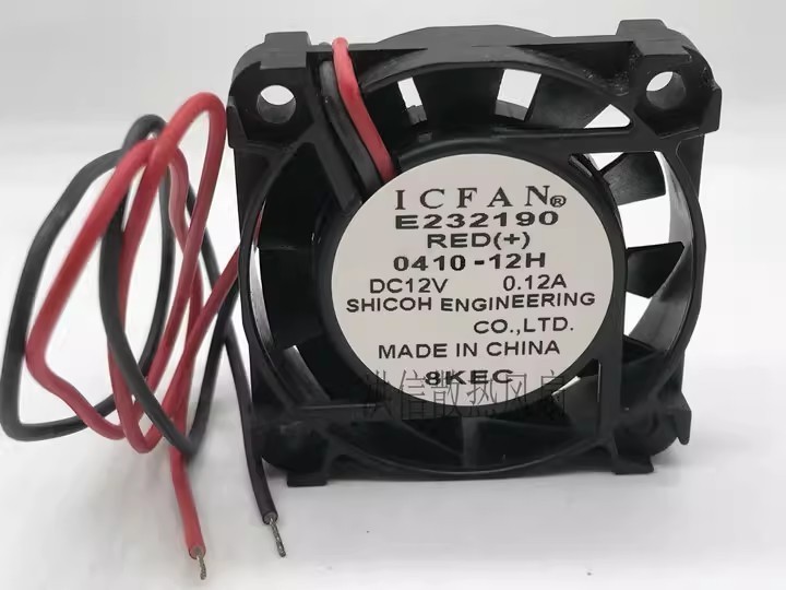 1PCS Genuine Imported ICFAN 0410-12H DC12V 0.12A 40x10mm Ultra-Durable Fan