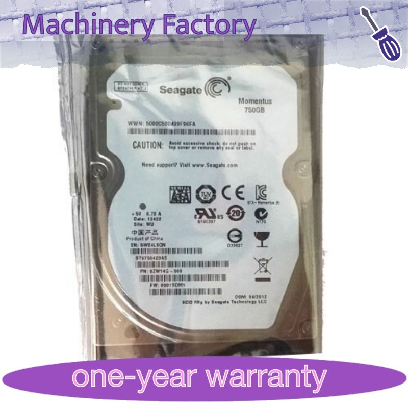 Seagate Momentus 750GB ST9750423AS 5400RPM SATA 2.5" Laptop HDD Hard Disk Drive