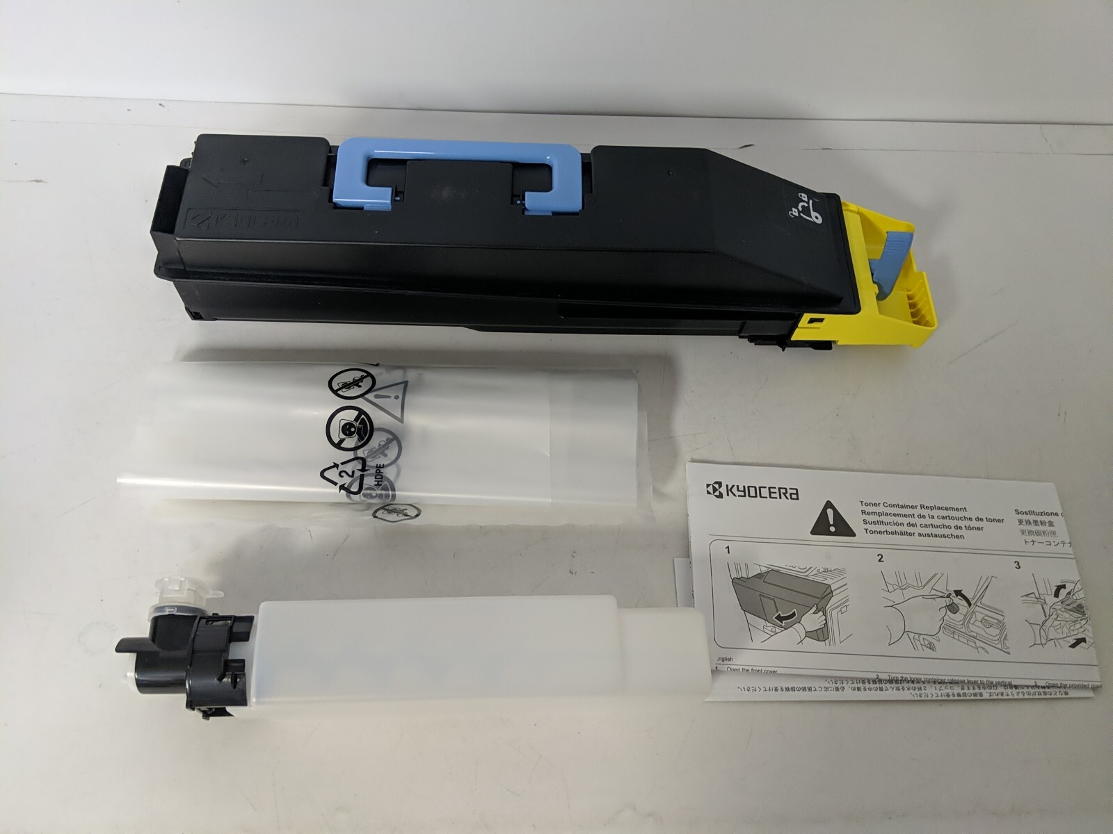 KYOCERA MITA TONER KIT YELLOW TK-857 FOR 400ci, 500ci,552ci