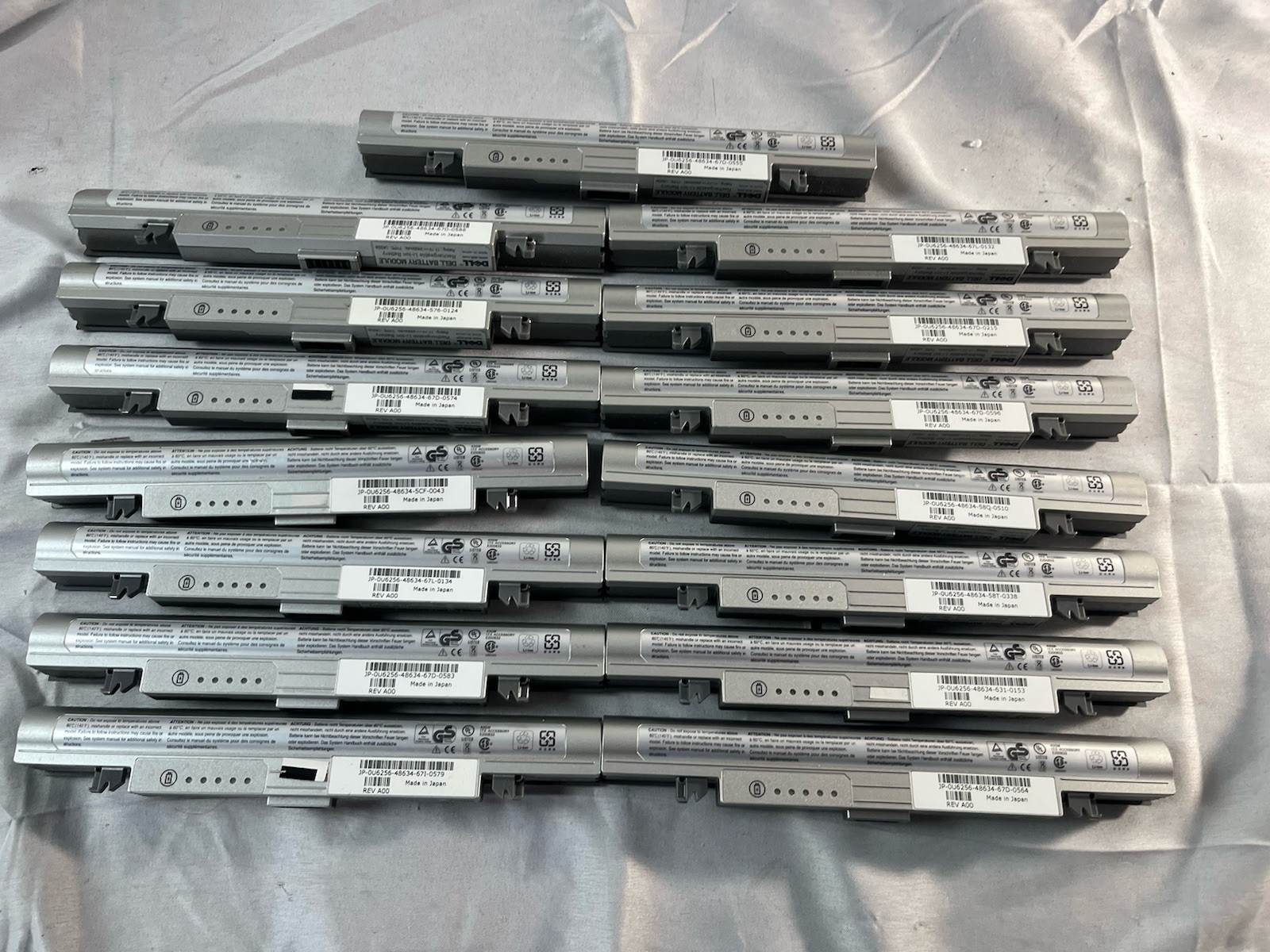 lot of 15 Pieces Original DELL Battery Module U6256 Laptop Battery TESTED