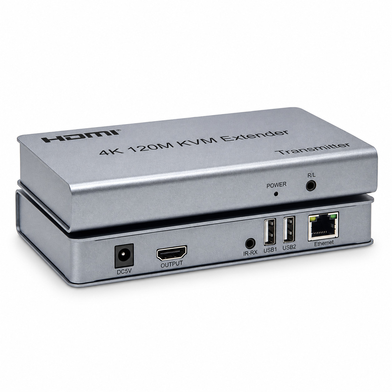 4K HDMI KVM Extender 120m Cat6/Cat5e USB IR Audio TX RX 4K@30Hz
