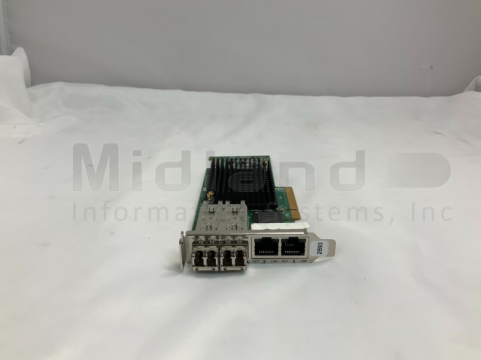 IBM 00ND479 10Gb 4-Port PCIe2 (x8) Ethernet (2x10Gb FCoE SR, 2x1GbE RJ45)LP 2B93