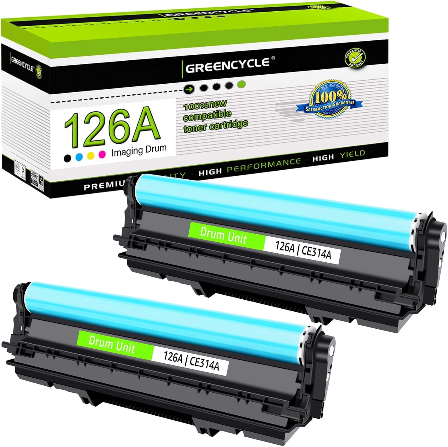 2PK HP 126A CE314A Drum unit For HP Color LaserJet 100 MFP M175a MFP M175nw