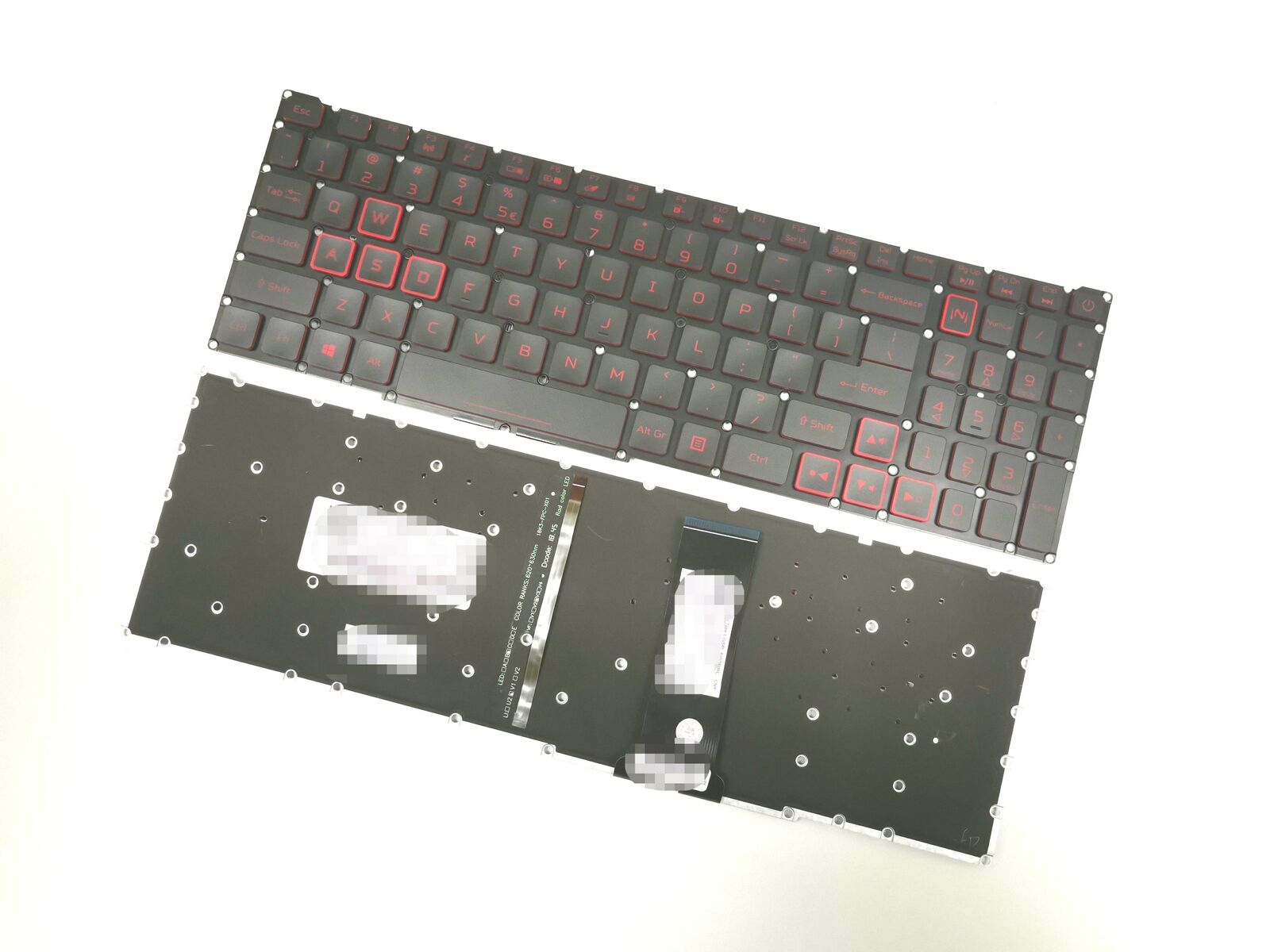 New US red Backlit Keyboard for Acer Nitro 5 AN515-45 AN515-55 N20C1 laptop