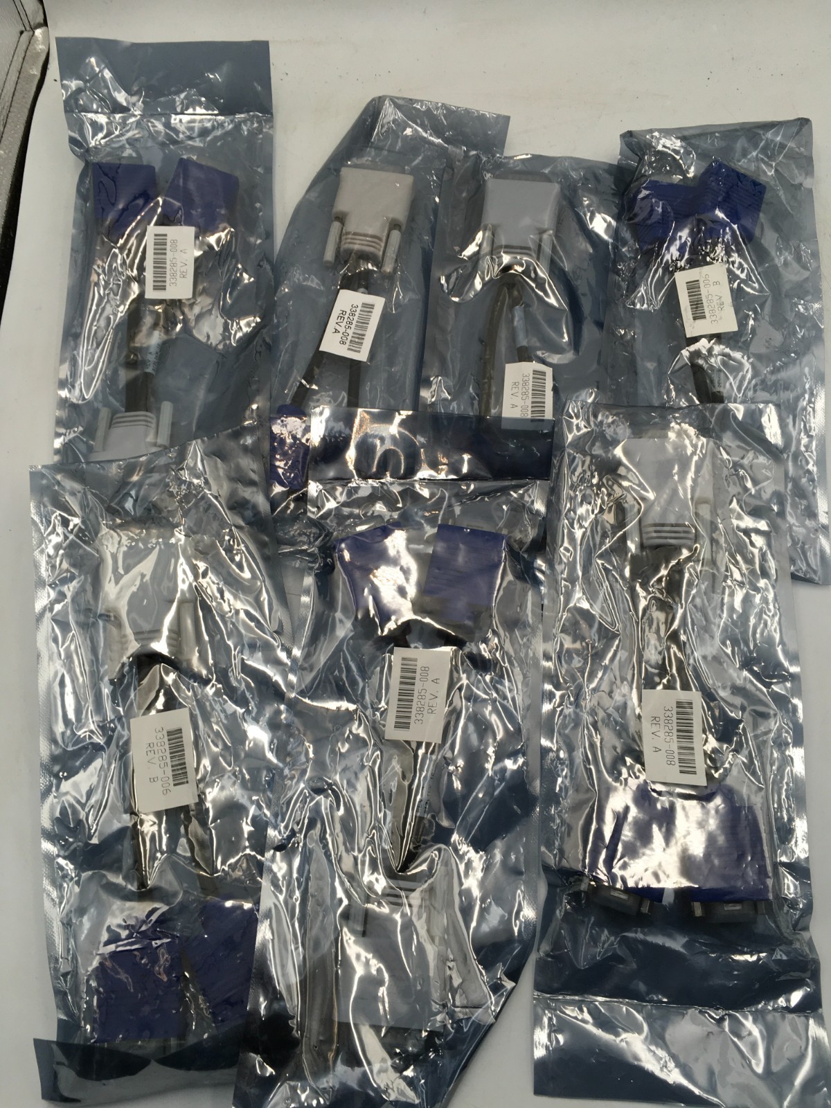 Lot of 7 HP 338285-008 REV.H DMS to Dual VGA Video Adapter Y-Splitter Cable  RS
