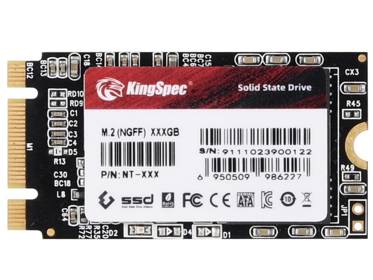 KingSpec M.2 SATA 2242 SSD Internal Solid State Drive 2TB ROM High-Performance