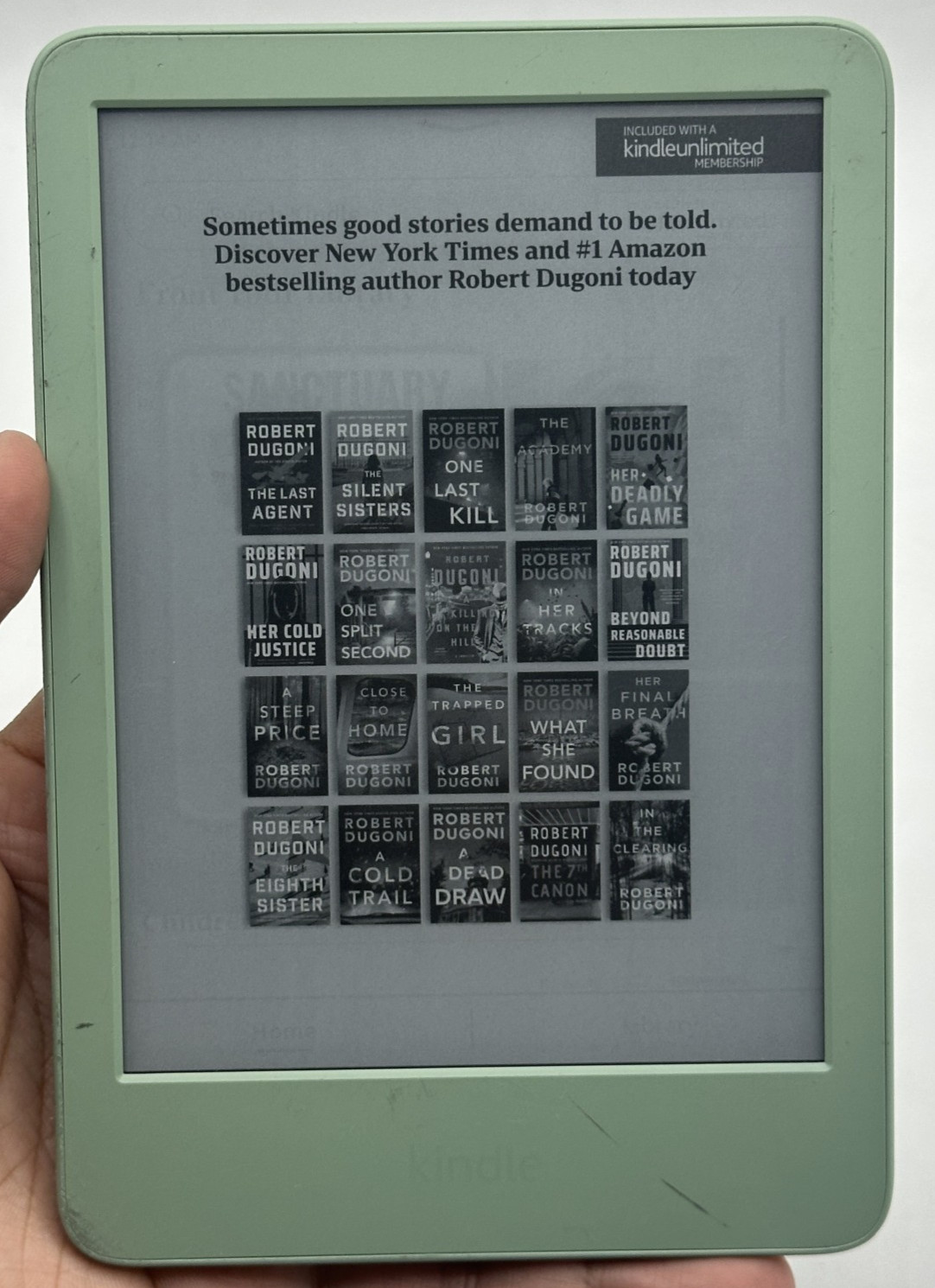 Amazon Kindle 11th Gen 2024 16GB Matcha Green 6” WiFi eBook Reader Tablet