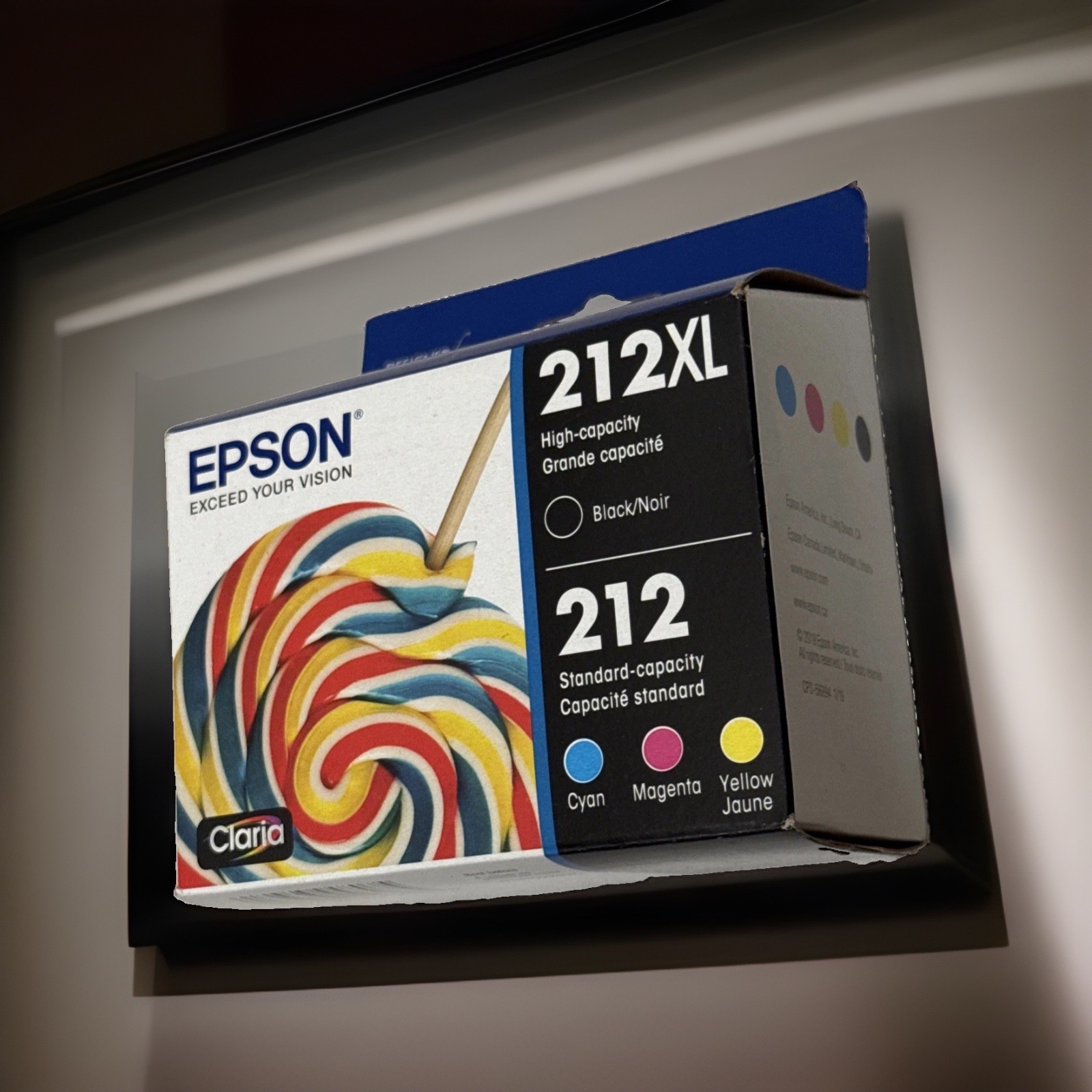 Epson 212XL 212 Ink Cartridge Combo Pack Black Cyan Magenta Yellow – New Sealed