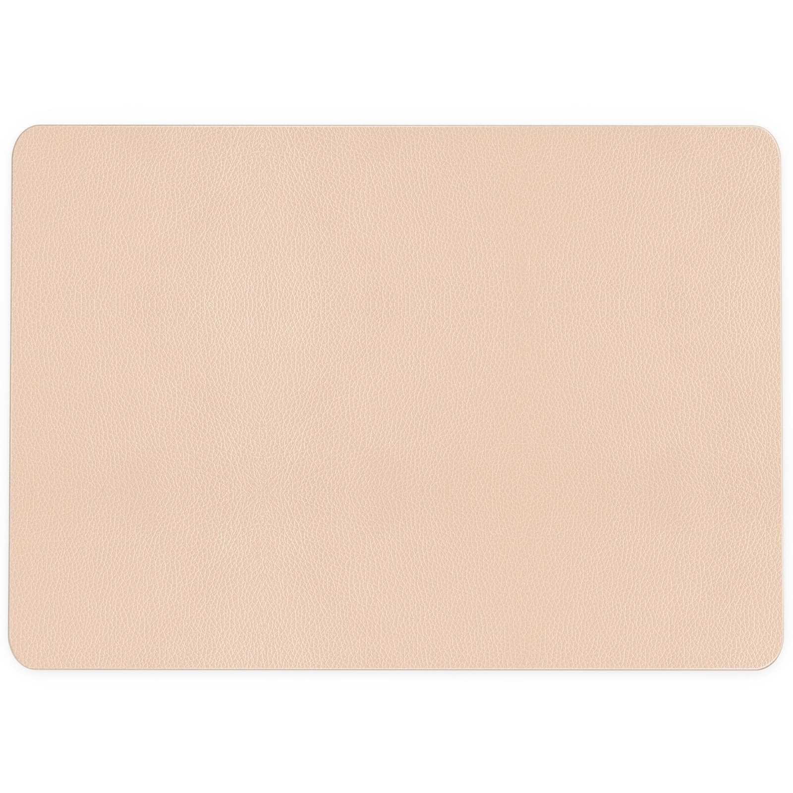 Leather Desk Blotter Pad 17 x 12 Inches, Flat, Non-Slip, Waterproof, Apricot