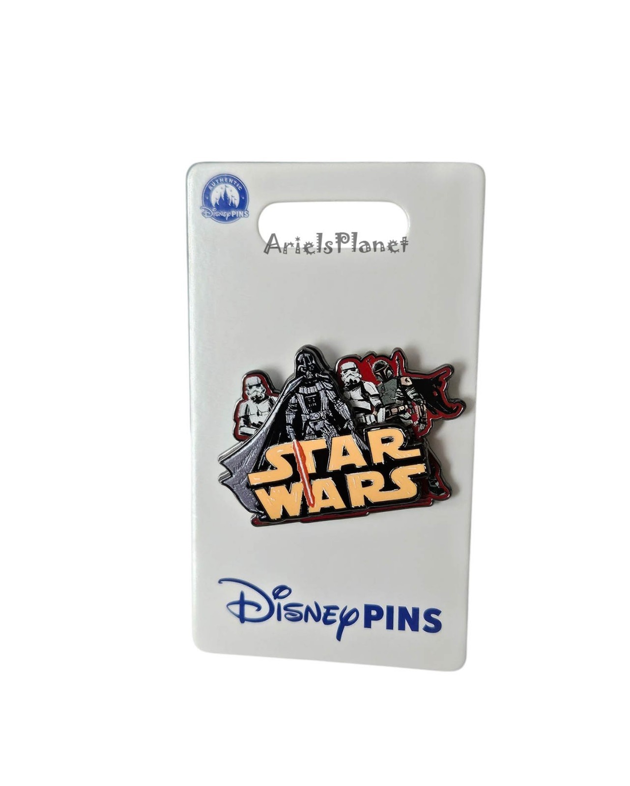 Disney Parks Star Wars Darth Vader Boba Fett & Storm Troopers 3-D Pin
