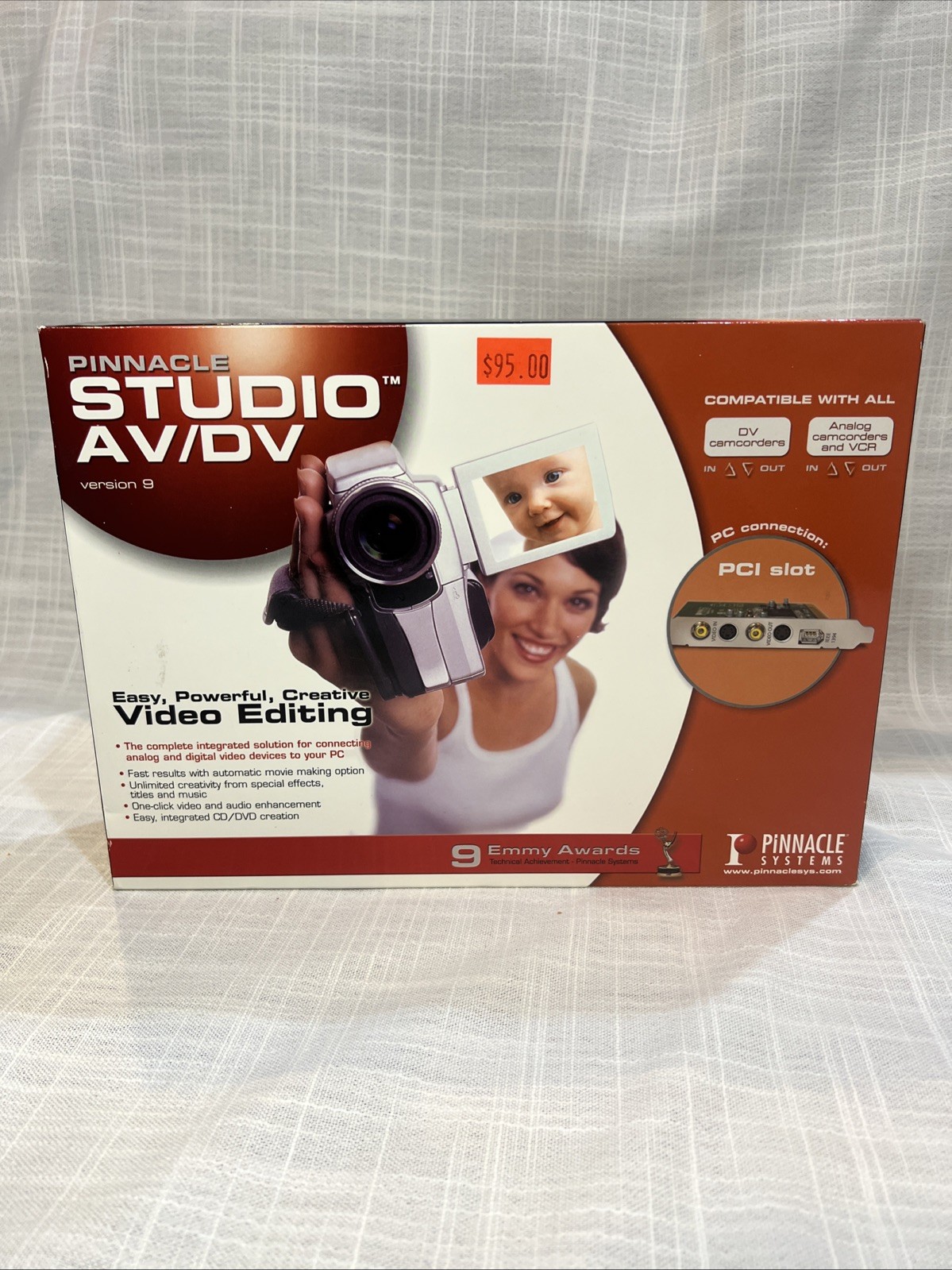 NEW Pinnacle Studio AV/DV Version 9 PCI Slot