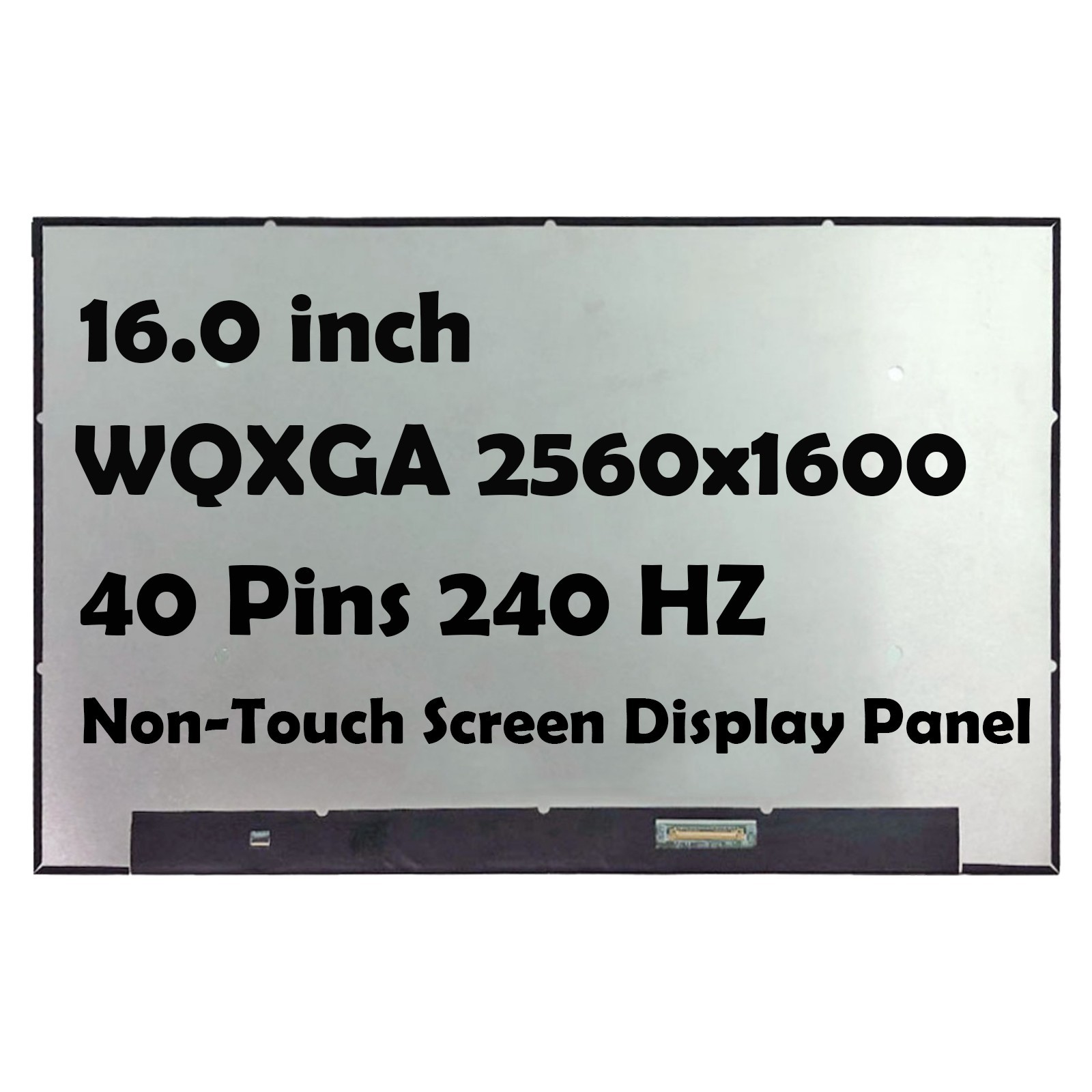 16" NE160QDM NZ2 V8.0 2560x1600 240HZ 40 pins LCD Non-Touch Screen Display Panel