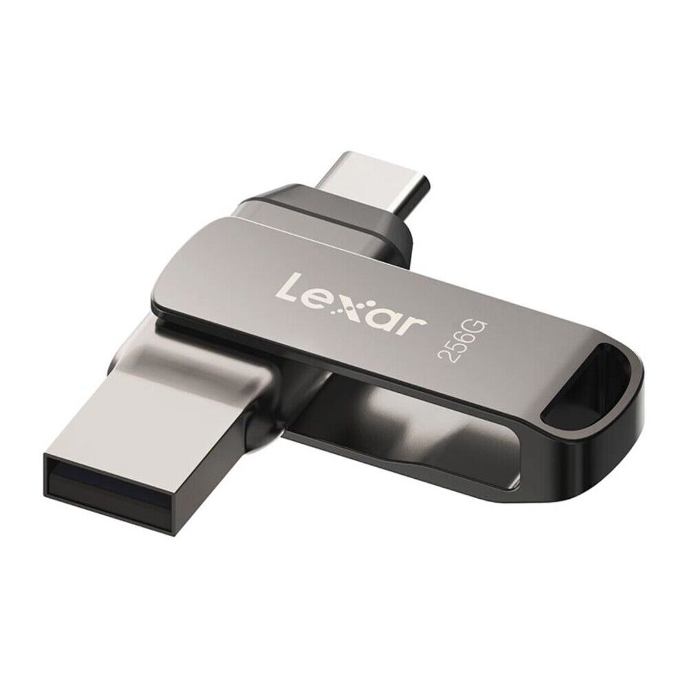 Lexar Media LJDD400256G-BNQNU Flash Memory 256GB Jumpdrive Dual Drive D400 USB