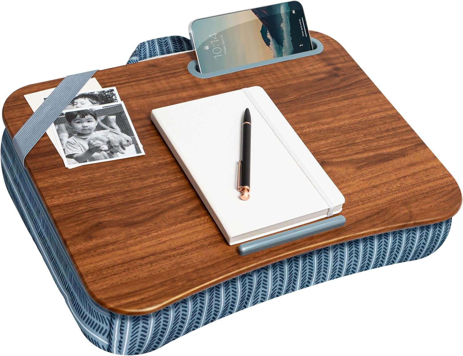 Designer Lap Desk – Arrow Stripes, Fits 15.6” Laptops