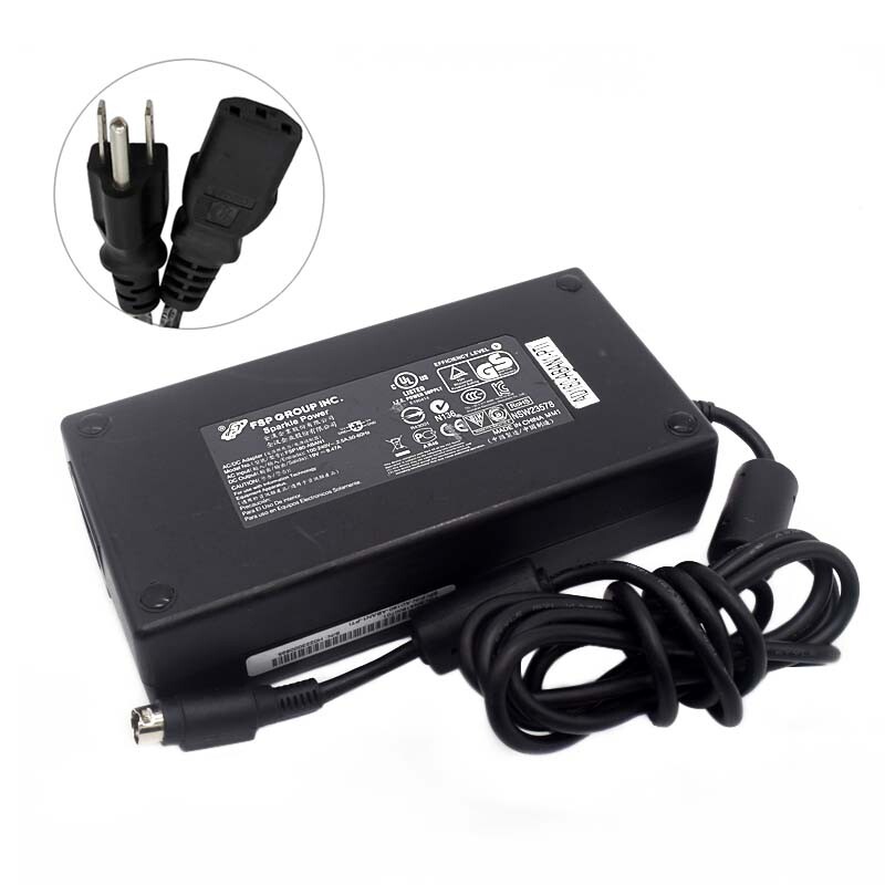 4-Pin Genuine FSP FSP180-AAAN1, FSP180-ABAN2, FSP180-ABAN1 AC Adapter 19V 9.47A