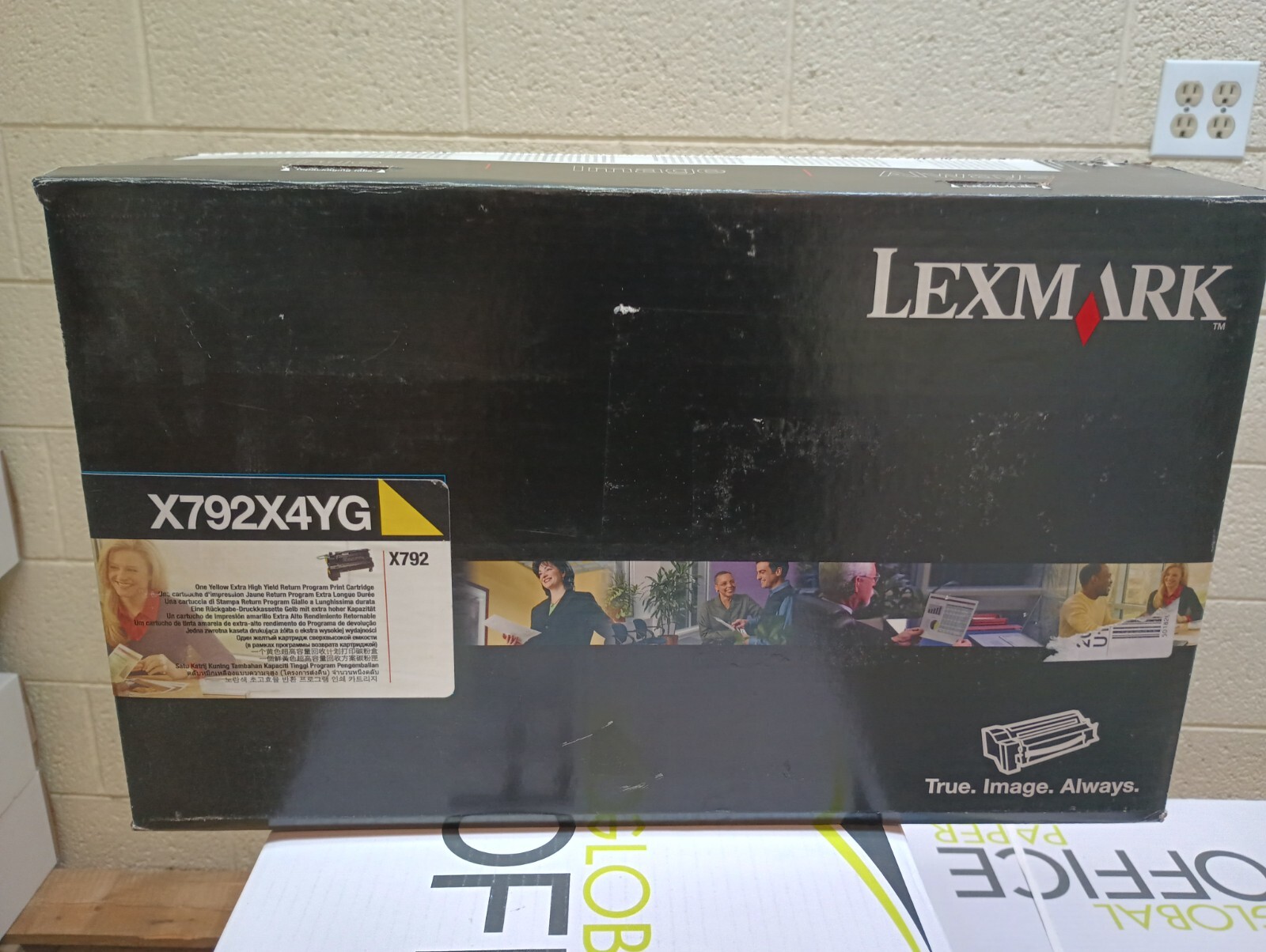 Lexmark X792X4YG  YELLOW High-Yield Toner X792 Genuine Sealed