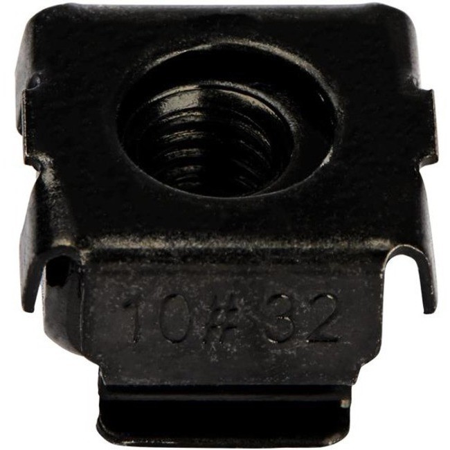 StarTech 10-32 Cage Nuts 50 pack Black CABCAGENUTS1032 TAA